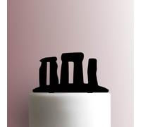 Stonehenge Prehistoric Monument Acrylic Cake Topper 3mm Thick Premium Laser Cut Cake Decoration for Birthday, Wedding, Baby Shower & Party Cakes Durable Reusable