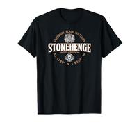 Stonehenge Salisbury Plain Wiltshire Coordinates Label 2C T-Shirt