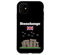 Stonehenge souvenir mysterious prehistoric monument UK flag Case for iPhone 11