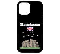 Stonehenge souvenir mysterious prehistoric monument UK flag Case for iPhone 12 Pro Max