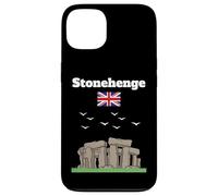 Stonehenge souvenir mysterious prehistoric monument UK flag Case for iPhone 13