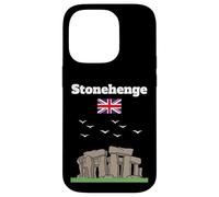 Stonehenge souvenir mysterious prehistoric monument UK flag Case for iPhone 14 Pro