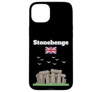 Stonehenge souvenir mysterious prehistoric monument UK flag Case for iPhone 15 Plus