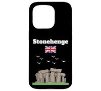 Stonehenge souvenir mysterious prehistoric monument UK flag Case for iPhone 15 Pro