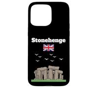 Stonehenge souvenir mysterious prehistoric monument UK flag Case for iPhone 15 Pro Max