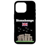 Stonehenge souvenir mysterious prehistoric monument UK flag Case for iPhone 16 Pro