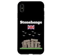 Stonehenge souvenir mysterious prehistoric monument UK flag Case for iPhone XS Max