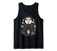 Stonehenge Standing Stones Moon Phases Folk Art Nature Tank Top