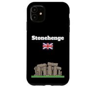 Stonehenge trip souvenir ancient stone circle lover UK flag Case for iPhone 11