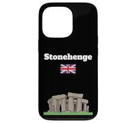 Stonehenge trip souvenir ancient stone circle lover UK flag Case for iPhone 13 Pro