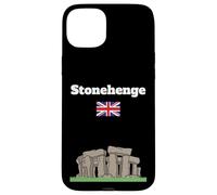 Stonehenge trip souvenir ancient stone circle lover UK flag Case for iPhone 15 Plus