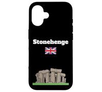 Stonehenge trip souvenir ancient stone circle lover UK flag Case for iPhone 16