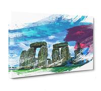 Stonehenge Wiltshire (8) V2 Canvas Print for Living Room Bedroom Home Office Décor, Wall Art Picture Ready to Hang, 30 x 20 Inch (76 x 50 cm)