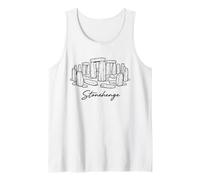 Stonehenge Wiltshire England Megalith Archaeology Tank Top