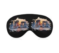 Stonehenge1 Funny Eye Mask for Sleep with Adjustable Strap Blocks Light Eye Shade Cover