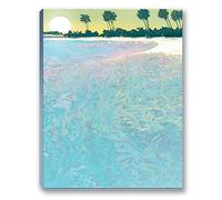 Stonehouse Collection Beach Notepads (2-Pack, 50 Sheets Each) - Tropical Missed Messages, To-Do Lists, Grocery Lists & Reminders, Small Office Gift, 5.5" x 4.5"- Made in USA (Messages)