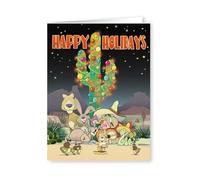 Stonehouse Collection | Desert Critters Happy Holidays Card | 18 Boxed Western Christmas Cards & Envelopes