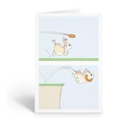 Stonehouse Collection Funny Dog Get Well Card, Single Card with Envelope, Feel Better, 5x7 Inches, Made in USA (Dog)