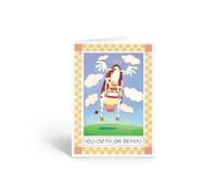 Stonehouse Collection Funny Getting Older Birthday Cards, Humorous Greeting Cards, Single Card -Made in the USA (Holy Cow)