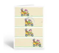 Stonehouse Collection Funny Golf Cart Note Card with Envelope - Blank Inside - Humorous Golfer Single Greeting Card - Made in USA (Golf Cart Humor)