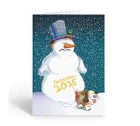 Stonehouse Collection - Funny New Year's Greeting Cards, Goodbye 2025 New Year's Cards, Boxed Christmas Cards - Set of 18 - USA Made- (Standard)