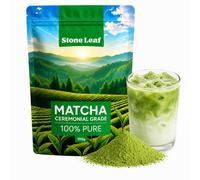 StoneLeaf Ceremonial Grade Matcha Powder 100g | Smooth, Vibrant & Not Bitter | P