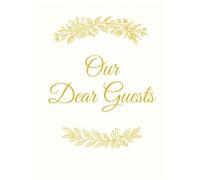 STONELEAF Wedding Guest Book, Book for Wedding Reception, Baby Shower, and Special Event, Hardcover, 100 Blank pages, 8.5 x11 inches