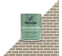 Stonelux Brick Coating - Brick Effect Paint - Medium Beige - 1 Litre