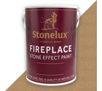 Stonelux Fireplace Paint 5 Litre Rich Buff 17 Stone Effect Heat Resistant Paint