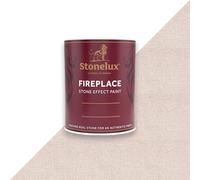 StoneLux® Fireplace Paint - Stone Effect Heat Resistant Paint for Fire Surrounds, Hearths and Inglenooks LIMESTONE 00 1 Litre