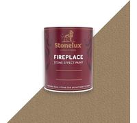 StoneLux® Fireplace Paint - Stone Effect Heat Resistant Paint for Fire Surrounds, Hearths and Inglenooks WOLFTON 29 1 Litre