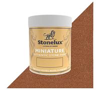 StoneLux® Miniature Paint - Stone Effect Paint for Dolls Houses, Models, Dioramas & Scenery TERRACOTTA 500ml