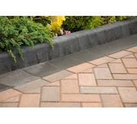 Stonemarket Keykerb KS BN Small (90Deg Angle) Kerb, 100 x 127 x 125mm, Charcoal Concrete