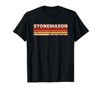 Stonemasonry Masonry Mason Retro Flag Stonemason T-Shirt