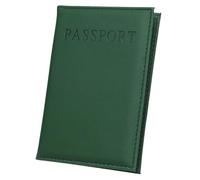 StoneMaxi Passport Cover UK Waterproof Passport Holder Travel Accessories Passport Protector PU Leather for Travel Business Cards Credit Cards and Boarding Passes (Dark Green)