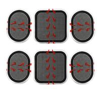 Stonenect Electrode Gel Replacement Pads Electrodes Body Pads Three-Layer Gel Pads Compatible with Slendertone Abdominal Toning Belts (6 Pack)