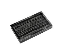 StonePlus Natural Marble Elegant Jewelry Tray Small Stone Organizer for Dressroom/Bathroom/Coffeeshop (Ancient Wood Grain, 9.84Lx5.91Wx1.18H)