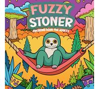 Stoner Coloring Book: Cute and Simple Fuzzy Stoner Coloring Pages for Adults Featuring 50+ Trippy Animal Characters Designs for Relaxation and Stress Relief