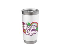 Stoner Mom 420 Weed Cannabis Marijuana THC Mama Gift Stainless Steel Insulated Tumbler