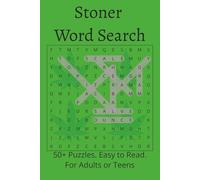 Stoner Word Search Puzzle: 50+ Puzzles and Solutions, Easy to Read