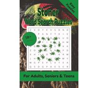 Stoner Word Search Puzzle: 50+ Puzzles Word Search Easy to Read about Stoner and More | 6x9 inches, 110 pages | Gift for Stoner & 420 Lover