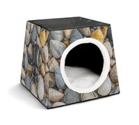 Stones and Bugs Pet Hut Comfortable Nest for Pets Space Capsule Warm Soft Indoor Pet Shelter Space Pet House for Indoor Cats Small Dogs and Medium Animal