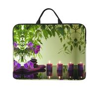 Stones Candles 14 Inch Printed Laptop Sleeve, 600d Oxford-Cloth Shockproof Laptop Case With Thickened Pearl Cotton,Waterproof Portable Laptop Handbag Cover