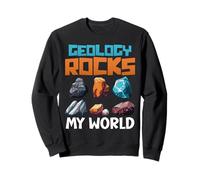 Stones Collection GEOLOGY ROCKS MY WORLD Stone Collector Sweatshirt