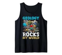 Stones Collection GEOLOGY ROCKS MY WORLD Stone Collector Tank Top
