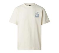 The North Face Mens The North Face Stones Logo-Print Cotton T-Shirt White Dune M