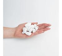 Stones4Gardens 10-30mm Snow White Thassos Marble Pebbles Decorative Stone 100Kg 5X20Kg Polybags