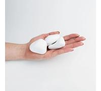 Stones4Gardens 30-60mm Snow White Thassos Marble Pebbles Decorative Stone 1000Kg 50X20Kg Polybags