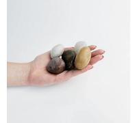 Stones4Gardens 50-80mm Silver Granite Balls Pebbles Decorative Aggregates 10Kg Polybag