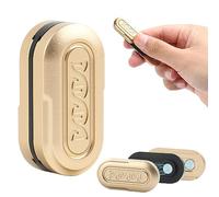 STONESTAR DNA Fidget Slider, Aluminum Alloy Push Card Magnetic EDC Fidget Toys Sensory Toys Anxiety Stress Relief Toy, for Adults with ADHD, ADD and Autism (Gold, Small)